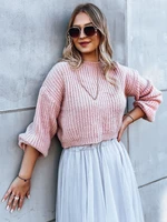 Women's oversize sweater BILLIS pink Dstreet