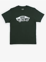Dark green boys T-shirt VANS Style 76 - Boys