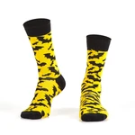 Men's yellow socks with bats