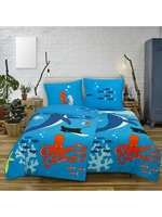 Edoti Cotton bed linen Whale