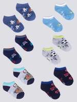 Yoclub Kids's Boys' Ankle Cotton Socks Patterns Colours 6-Pack SKS-0008C-AA00-003 Yoclub Kids's Boys' Ankle Cotton Socks Patterns Colours 6-Pack SKS-0008C-AA00-003