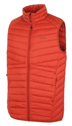 Men's down vest HUSKY Dresles M brick orange