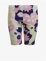 Pink Blue Girly Patterned Shorts adidas Originals Biker Shorts - unisex