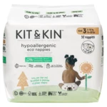 KIT & KIN Eko plenky, velikost 3, 32 ks