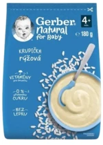 GERBER Natural Ryžová krupička 4m+ 180 g