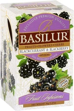 BASILUR Fruit Blackcurrant & Blackberry přebal 20 x 1.8 g