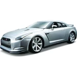 Bburago Nissan 2009 GT-R Metallic strieborná 1:18
