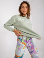 Light green Alizee SUBLEVEL hoodie