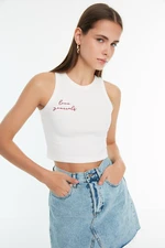 Trendyol Camisole - White - Slim fit