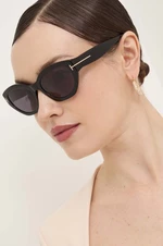 Slnečné okuliare Tom Ford dámske, čierna farba, FT1086_5501A