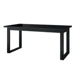 Jedálenský stôl Heprion rozkladací 170-220x76x90 cm (čierna)