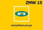 MTN 15 ZMW Mobile Top-up ZM