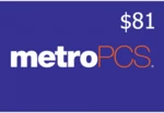 MetroPCS $81 Mobile Top-up US