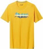 Smartwool Mountain Horizon Graphic Short Sleeve Tee Honey Gold L Podkoszulek