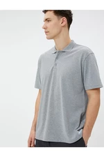 Koton Buttoned Short Sleeve Polo T-Shirt