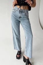 Madmext Light Blue Relaxed Fit Women's Jeans
