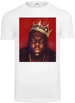 Notorious B.I.G. Camiseta de manga corta Crown Hombre Blanco M