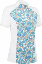 Callaway Women Cubist Oranges Polo Brilliant White L