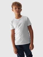 Chlapecké hladké tričko - bílé