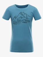 Children's T-shirt made of organic cotton ALPINE PRO NATURO blue