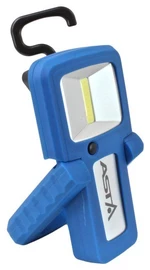 Dílenská montážní lampa LED COB 2W, nabíjecí micro USB, s magnetem a otočným hákem - ASTA