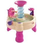 Little Tikes Spirálovitý vodní stůl - růžový