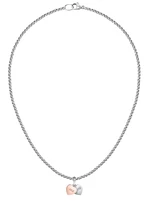 Morellato Romantický ocelový bicolor náhrdelník You & Me Drops SCZ1264