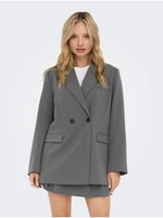 Grey women's striped blazer ONLY Tilly - Women's