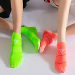5 Pairs Sport Crew Socks Men Woman Nylon Bright Color Quick-Drying Sweat-absorbing Breathable Deodorant Invisible Ankle Socks