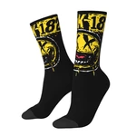 Female Male Blink 182 Punk Smile Socks Cute Fashion Rock Band Socks Hip Hop Merch Middle TubeSocks Amazing Gift