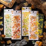 3 Pcs Fall Stickers Cute Autumn Pumpkin Maple Leaves Stickers For Scrapbooking journaling diy arts crafts