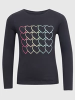 GAP Children's T-shirt with hearts - Girls
