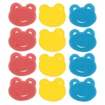 Bath Sponge 12pcs Cartoon Shaped Shower Foaming Sponge Body Scrubber for Body Wash Bathing Brush Body Cleaning Accessories