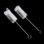 2Pcs Lab Chemistry Feeding Bottle Straw Test Tube Bottle Glass Cleaning Brushes Cleaner Laboratory Supply