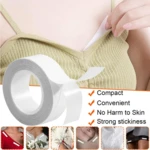 5M Women Clear Double Sided Tape For Clothes Dress Body Skin Adhesive Sticker Transparent Anti-Exposure Adhesive Sticker Strip
