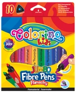 Colorino Fixy trojhranné Colorino JUMBO, 10 barev