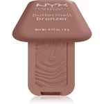 NYX Professional Makeup Buttermelt Bronzer krémový bronzer odstín 02 All Buttad Up 5 g