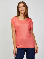 Women's coral T-shirt ORSAY