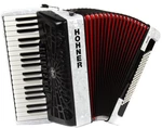 Hohner Bravo III 96 Bílá Klávesový akordeon