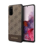 Zadní kryt Guess 4G Stripe pro Apple iPhone 14 Pro, hnědá