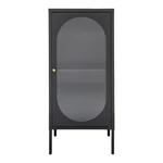 Czarna metalowa witryna 50x110 cm Adelaide – House Nordic