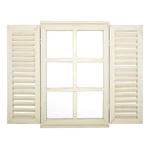 Lustro z drewnianą ramą ogrodowe 39x59 cm Window – Esschert Design