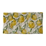 Komplet 4 szt. materiałowych serwetek z domieszką lnu Really Nice Things Lemons, szer. 40 cm