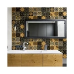 Zestaw 15 naklejek ściennych Ambiance Wall Decals Azulejos Tiles San Juan, 10x10 cm