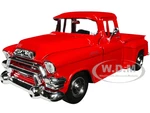 1955 GMC Blue Chip Pickup Truck Red "Timeless Legends" Series 1/24 Diecast Model Car by Motormax