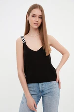 Trendyol Blouse - Black - Slim fit