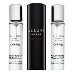 Chanel Allure Homme Sport - Refillable toaletní voda pro muže 3 x 20 ml Chanel Allure Homme Sport - Refillable toaletní voda pro muže 3 x 20 ml