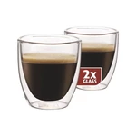 Termopohár Maxxo Espresso 80 ml poháre pre kávu • objem 80 ml • v balení 2 ks • vhodné do umývačky • vysoko odolné borosilikátové sklo • odolné proti 