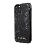 Tok Guess Marble for iPhone 11, fekete