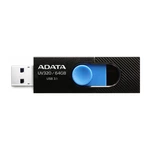 USB kulcs A-DATA UV320, 64GB, USB 3.1 - sebesség 80 MB/s, Black (AUV320-64G-RBKBL)